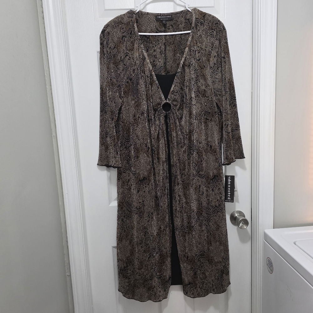 Connected Apparel Layered Slip Dress